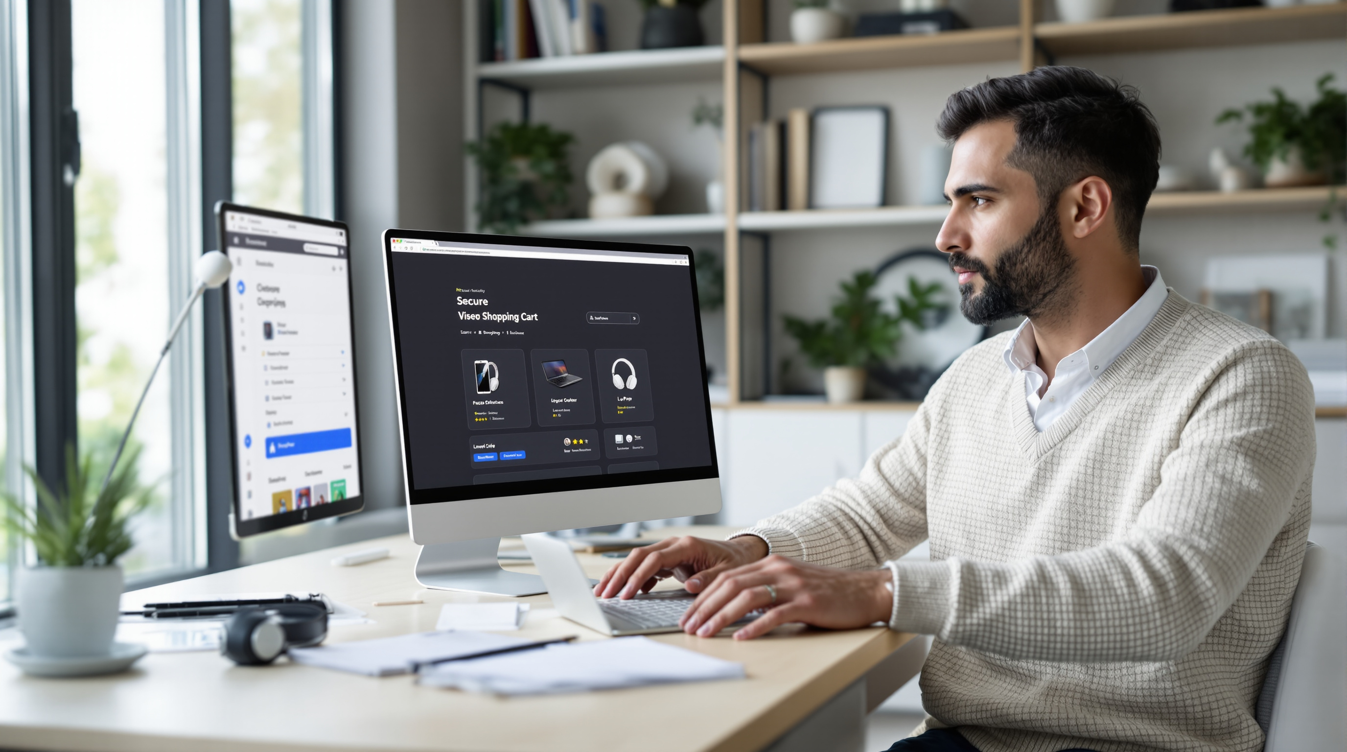 Secure online electronics shopping